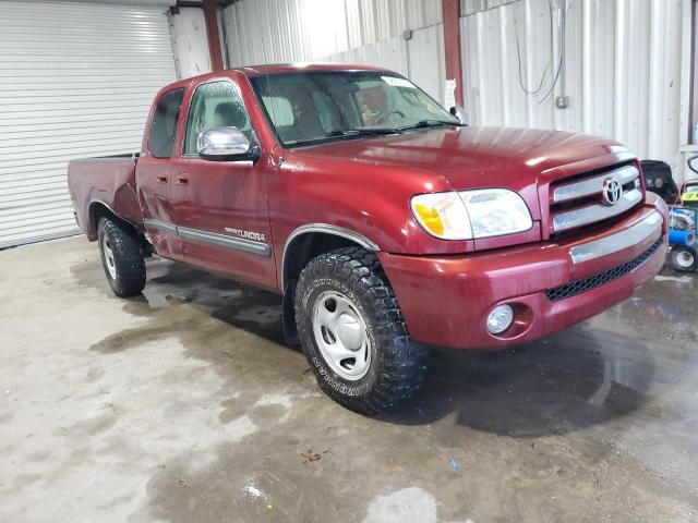 5TBBT44185S464855 - 2005 TOYOTA TUNDRA ACCESS CAB SR5 BURGUNDY photo 4