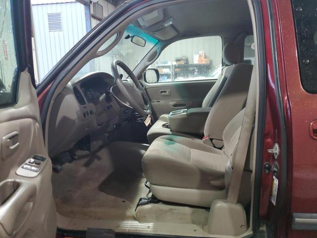 5TBBT44185S464855 - 2005 TOYOTA TUNDRA ACCESS CAB SR5 BURGUNDY photo 7