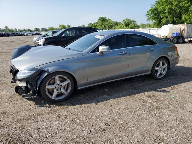 WDDLJ9BB0CA048454 - 2012 MERCEDES-BENZ CLS 550 4MATIC SILVER photo 1