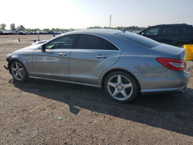 WDDLJ9BB0CA048454 - 2012 MERCEDES-BENZ CLS 550 4MATIC SILVER photo 2