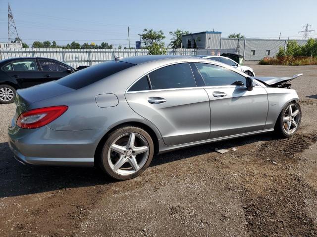 WDDLJ9BB0CA048454 - 2012 MERCEDES-BENZ CLS 550 4MATIC SILVER photo 3