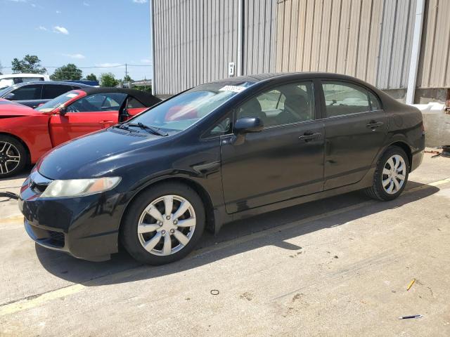 2HGFA16529H521845 - 2009 HONDA CIVIC LX BLACK photo 1