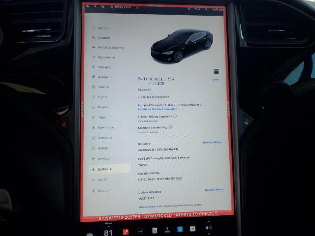 5YJSA1E21JF282786 - 2018 TESLA MODEL S Qara foto 9