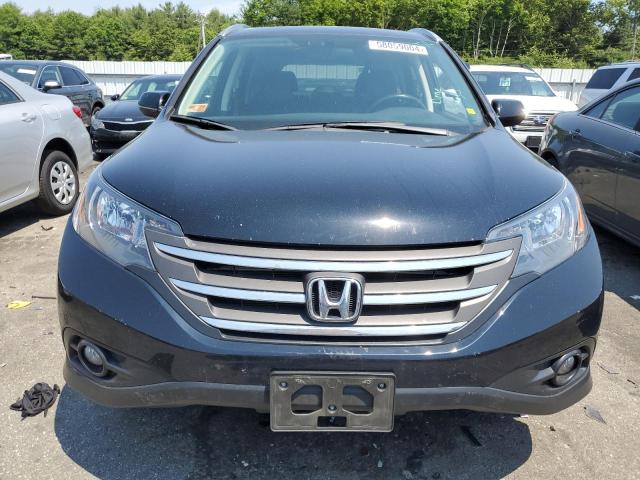 5J6RM4H72CL001443 - 2012 HONDA CR-V EXL BLACK photo 5