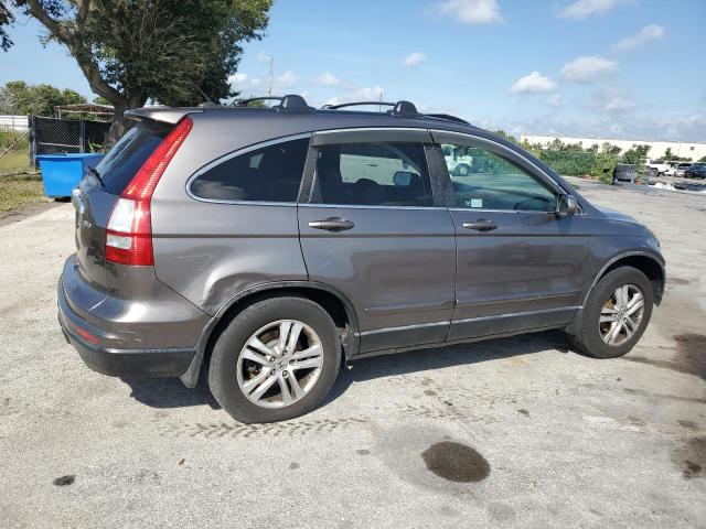 5J6RE4H73AL011716 - 2010 HONDA CR-V EXL GRAY photo 3