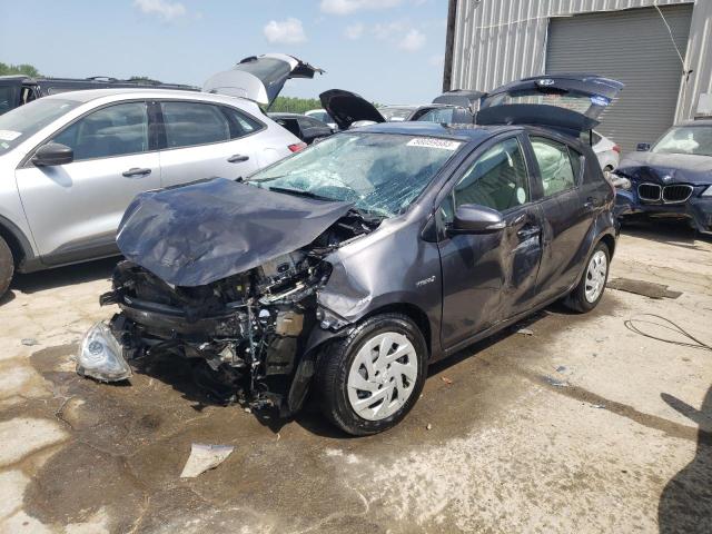 JTDKDTB38G1589082 - 2016 TOYOTA PRIUS C GRAY photo 1