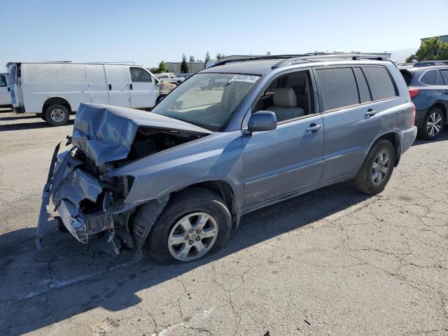 JTEEP21A270214224 - 2007 TOYOTA HIGHLANDER SPORT BLUE photo 1