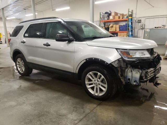 1FM5K8B84GGC36682 - 2016 FORD EXPLORER SILVER photo 4