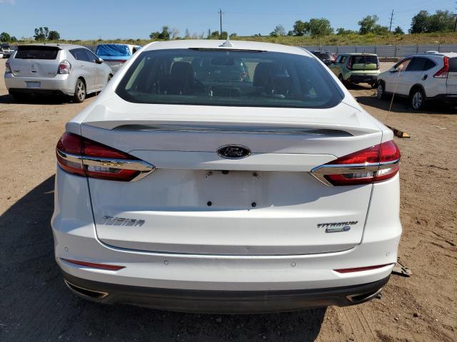 3FA6P0D97LR204366 - 2020 FORD FUSION TITANIUM WHITE photo 6