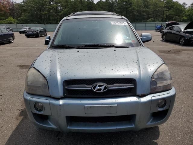 KM8JN72D46U415480 - 2006 HYUNDAI TUCSON GLS TURQUOISE photo 5