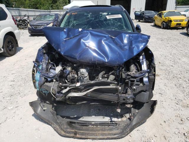 5J6RM4H75FL076660 - 2015 HONDA CR-V EXL BLUE photo 5