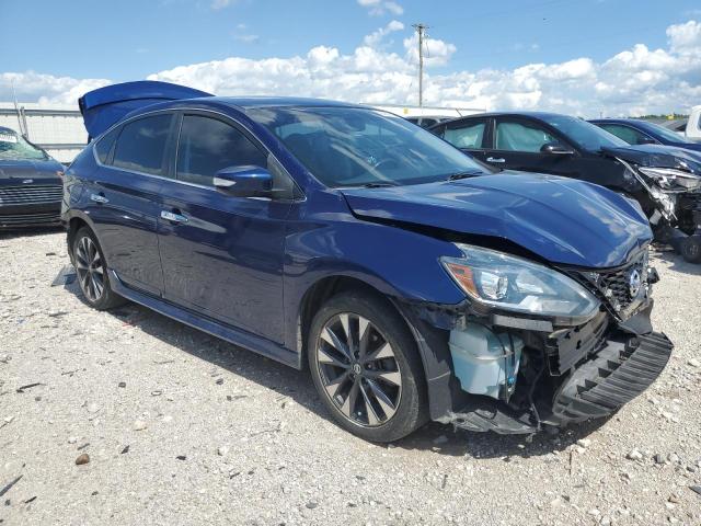 3N1AB7APXHY358939 - 2017 NISSAN SENTRA S BLUE photo 4