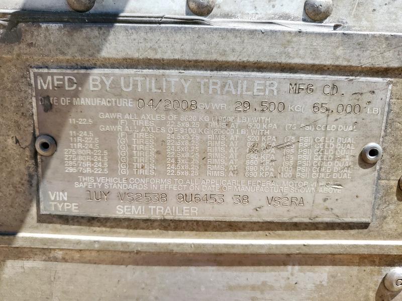 1UYVS25389U645338 - 2009 UTILITY VS2RA WHITE photo 10