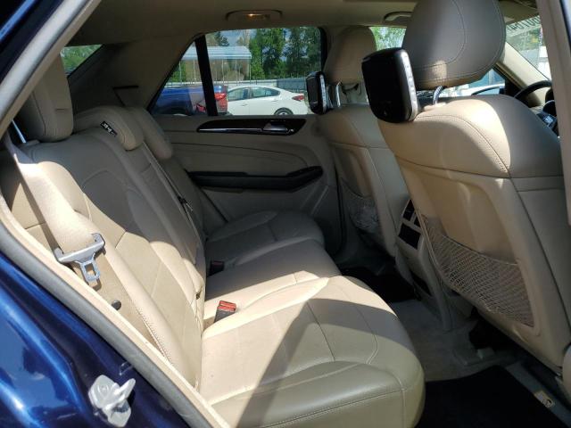4JGDA5HB0EA345477 - 2014 MERCEDES-BENZ ML 350 4MATIC BLUE photo 10