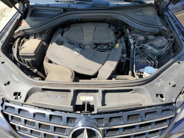 4JGDA5HB0EA345477 - 2014 MERCEDES-BENZ ML 350 4MATIC BLUE photo 11