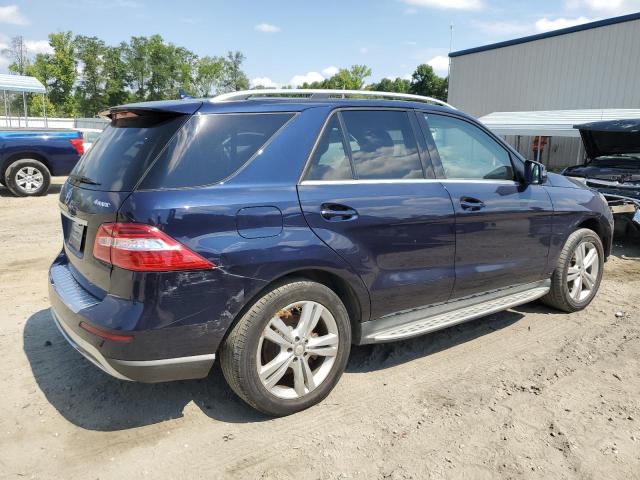 4JGDA5HB0EA345477 - 2014 MERCEDES-BENZ ML 350 4MATIC BLUE photo 3