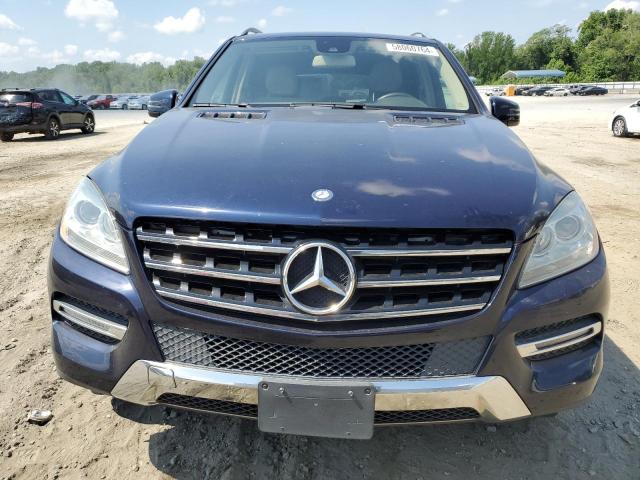 4JGDA5HB0EA345477 - 2014 MERCEDES-BENZ ML 350 4MATIC BLUE photo 5