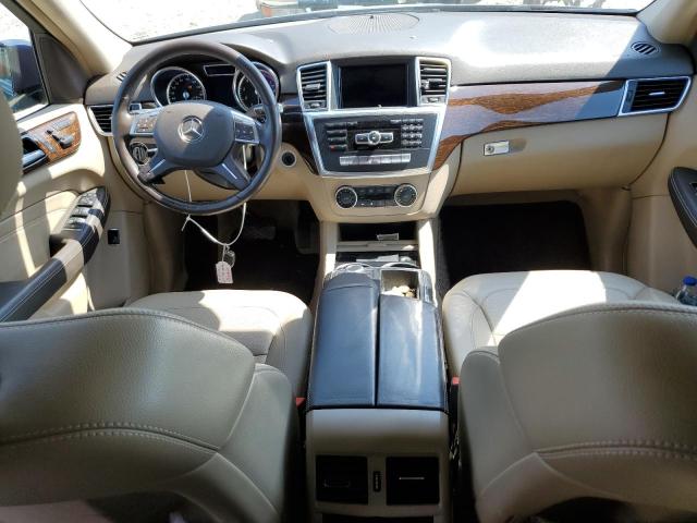 4JGDA5HB0EA345477 - 2014 MERCEDES-BENZ ML 350 4MATIC BLUE photo 8