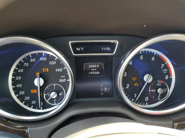 4JGDA5HB0EA345477 - 2014 MERCEDES-BENZ ML 350 4MATIC BLUE photo 9