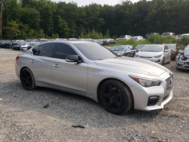 JN1FV7AR3GM451589 - 2016 INFINITI Q50 RED SPORT 400 SILVER photo 4