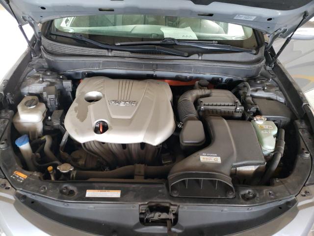 KMHEC4A45FA137651 - 2015 HYUNDAI SONATA HYBRID SILVER photo 11