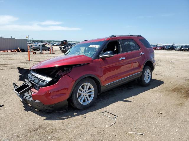 1FM5K8D89EGA87499 - 2014 FORD EXPLORER XLT RED photo 1