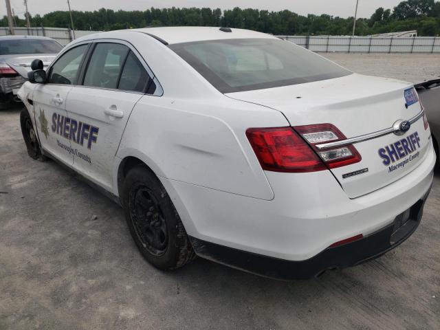 1FAHP2MK7HG140318 - 2017 FORD TAURUS POLICE INTERCEPTOR WHITE photo 2