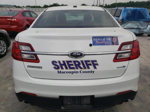 1FAHP2MK7HG140318 - 2017 FORD TAURUS POLICE INTERCEPTOR WHITE photo 6