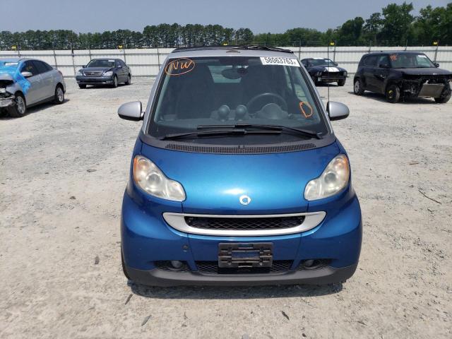 WMEEK31X69K216287 - 2009 SMART FORTWO PASSION BLUE photo 5