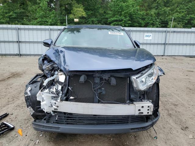 5TDJKRFH3ES037399 - 2014 TOYOTA HIGHLANDER XLE 蓝色 照片 5