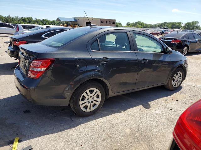 1G1JB5SB4K4149011 - 2019 CHEVROLET SONIC LS GRAY photo 3