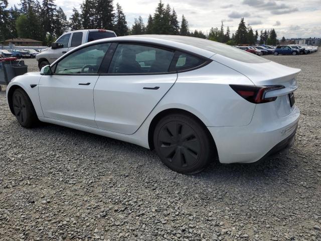 5YJ3E1EA8RF873029 - 2024 TESLA MODEL 3 Белый фото 2