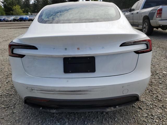 5YJ3E1EA8RF873029 - 2024 TESLA MODEL 3 Белый фото 6