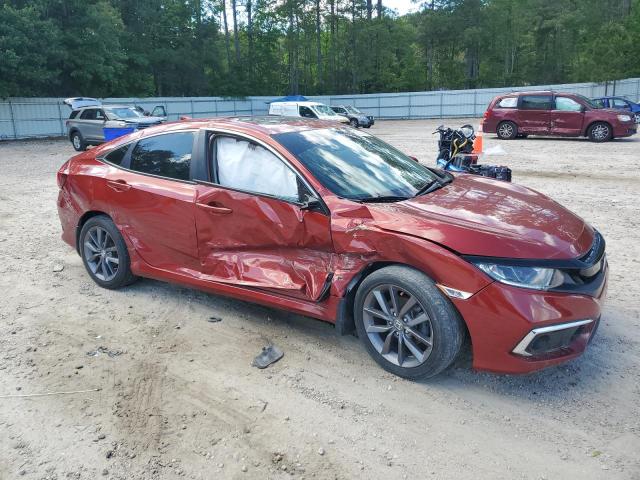 19XFC1F37KE016960 - 2019 HONDA CIVIC EX RED photo 4