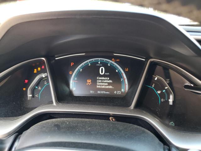 19XFC1F37KE016960 - 2019 HONDA CIVIC EX RED photo 9