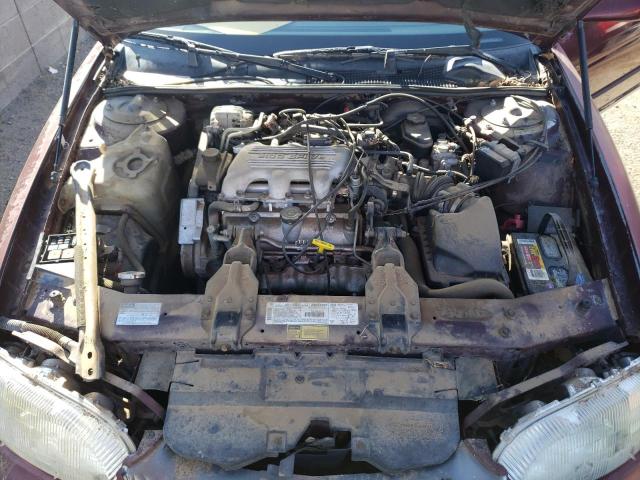 2G1WW12M7T9259876 - 1996 CHEVROLET MONTE CARL LS MAROON photo 11