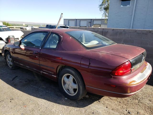 2G1WW12M7T9259876 - 1996 CHEVROLET MONTE CARL LS MAROON photo 2