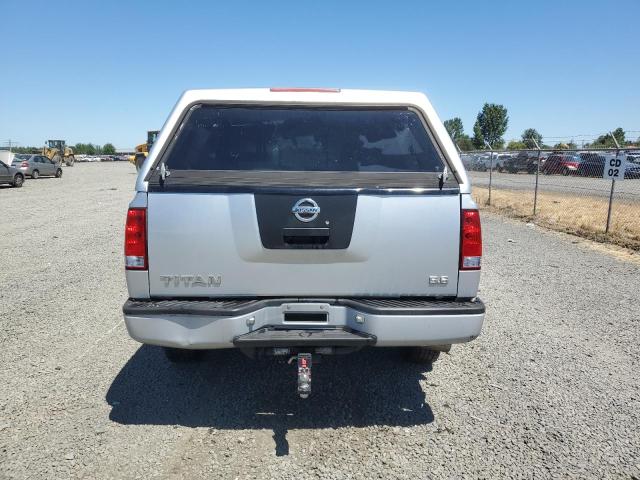 1N6AA07B35N526784 - 2005 NISSAN TITAN XE SILVER photo 6