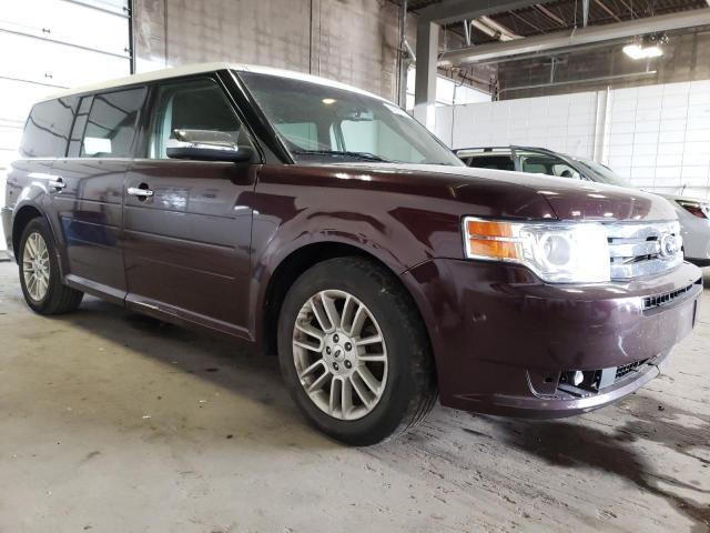 2FMHK6DTXBBD11453 - 2011 FORD FLEX LIMITED BURGUNDY photo 4