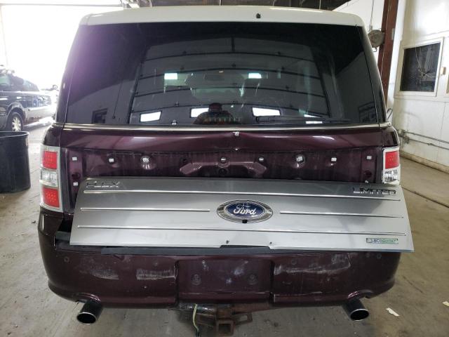 2FMHK6DTXBBD11453 - 2011 FORD FLEX LIMITED BURGUNDY photo 6