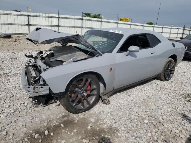 2C3CDZFJ8NH174928 - 2022 DODGE CHALLENGER R/T SCAT PACK GRAY photo 1