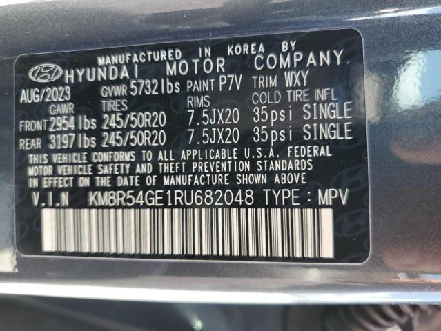 KM8R54GE1RU682048 - 2024 HYUNDAI PALISADE LIMITED BLUE photo 14