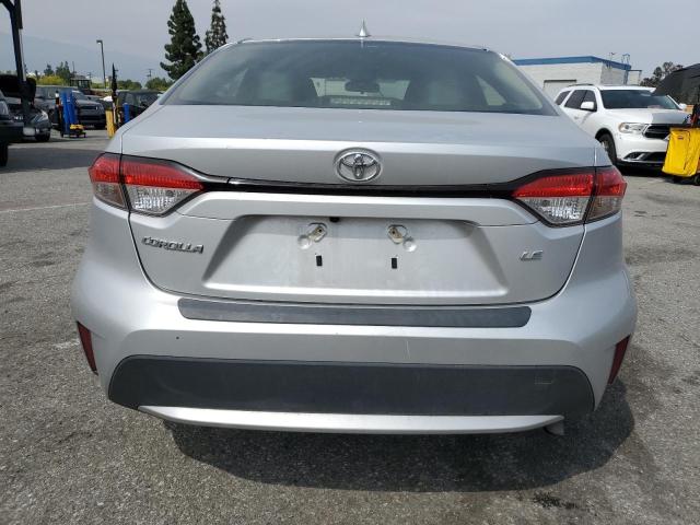 JTDEPMAE6N3030757 - 2022 TOYOTA COROLLA LE SILVER photo 6