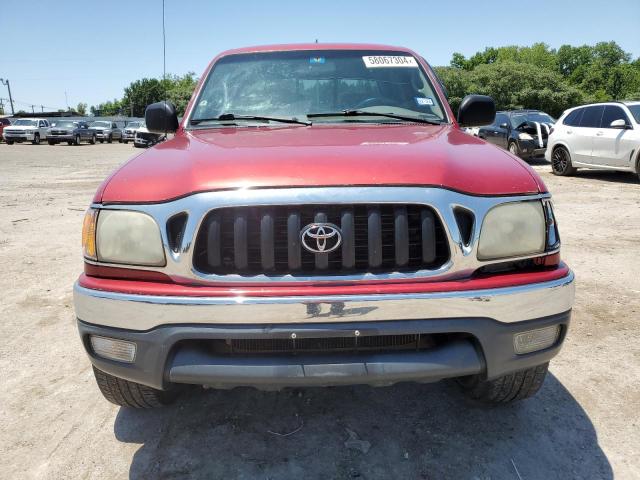 5TEGN92N74Z428411 - 2004 TOYOTA TACOMA DOUBLE CAB PRERUNNER MAROON photo 5