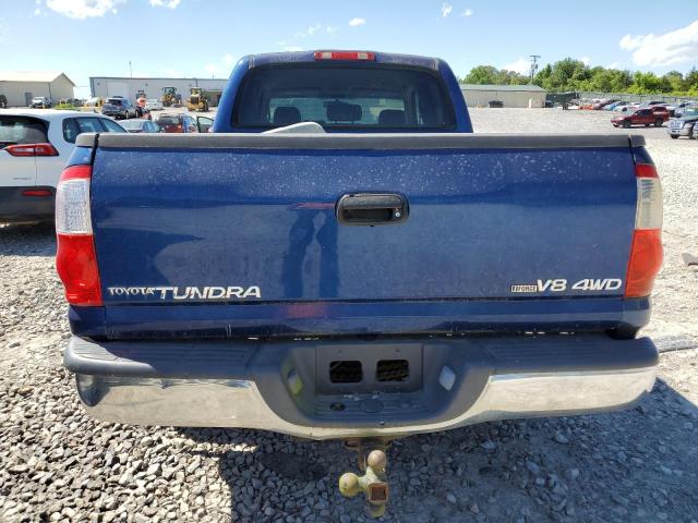5TBDT441X5S498238 - 2005 TOYOTA TUNDRA DOUBLE CAB SR5 BLUE photo 6
