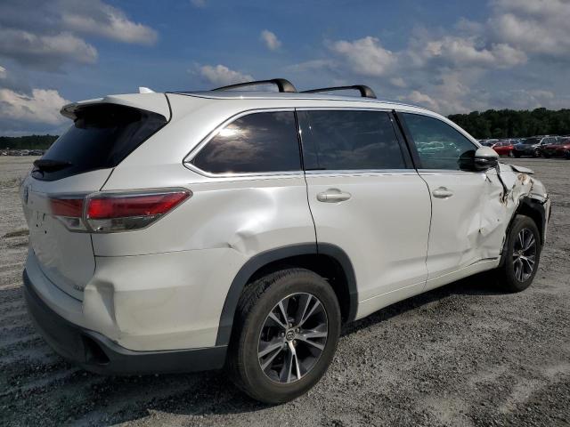 5TDKKRFH6GS161657 - 2016 TOYOTA HIGHLANDER XLE WHITE photo 3