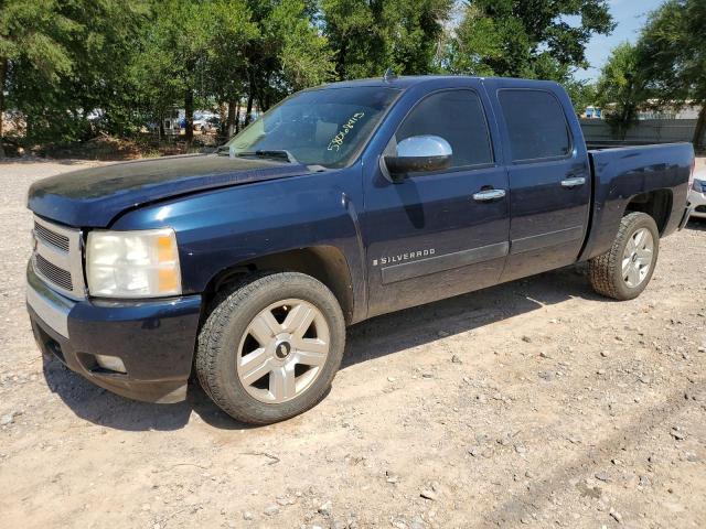 2GCEC13J371634747 - 2007 CHEVROLET SILVERADO C1500 CREW CAB BLUE photo 1