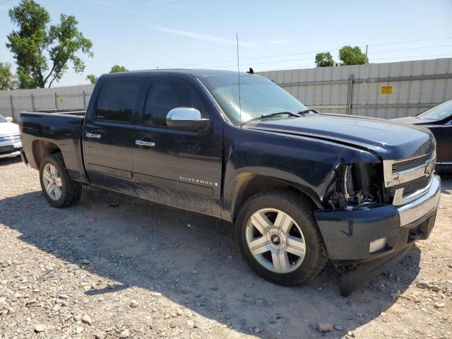 2GCEC13J371634747 - 2007 CHEVROLET SILVERADO C1500 CREW CAB BLUE photo 4