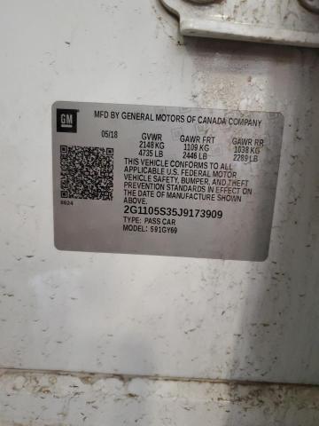 2G1105S35J9173909 - 2018 CHEVROLET IMPALA LT 白色 照片 12