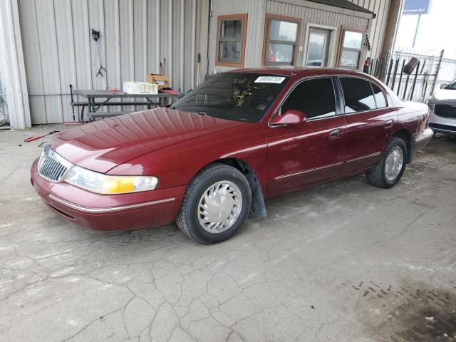 1LNLM97V6VY719037 - 1997 LINCOLN CONTINENTA MAROON photo 1